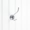 Elements 3-13/16" Polished Chrome Slender Contemporary Double Prong Wall Mounted Hook YD30-381PC - alternate 1